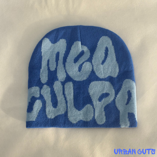 Blue Mea Culpa Beanie